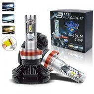 Автолампа светодиодная X3 LED (HB4) 6000Lm 6500K 9-32V к-т.